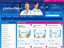 Tablet Screenshot of bodymuscleshop.com